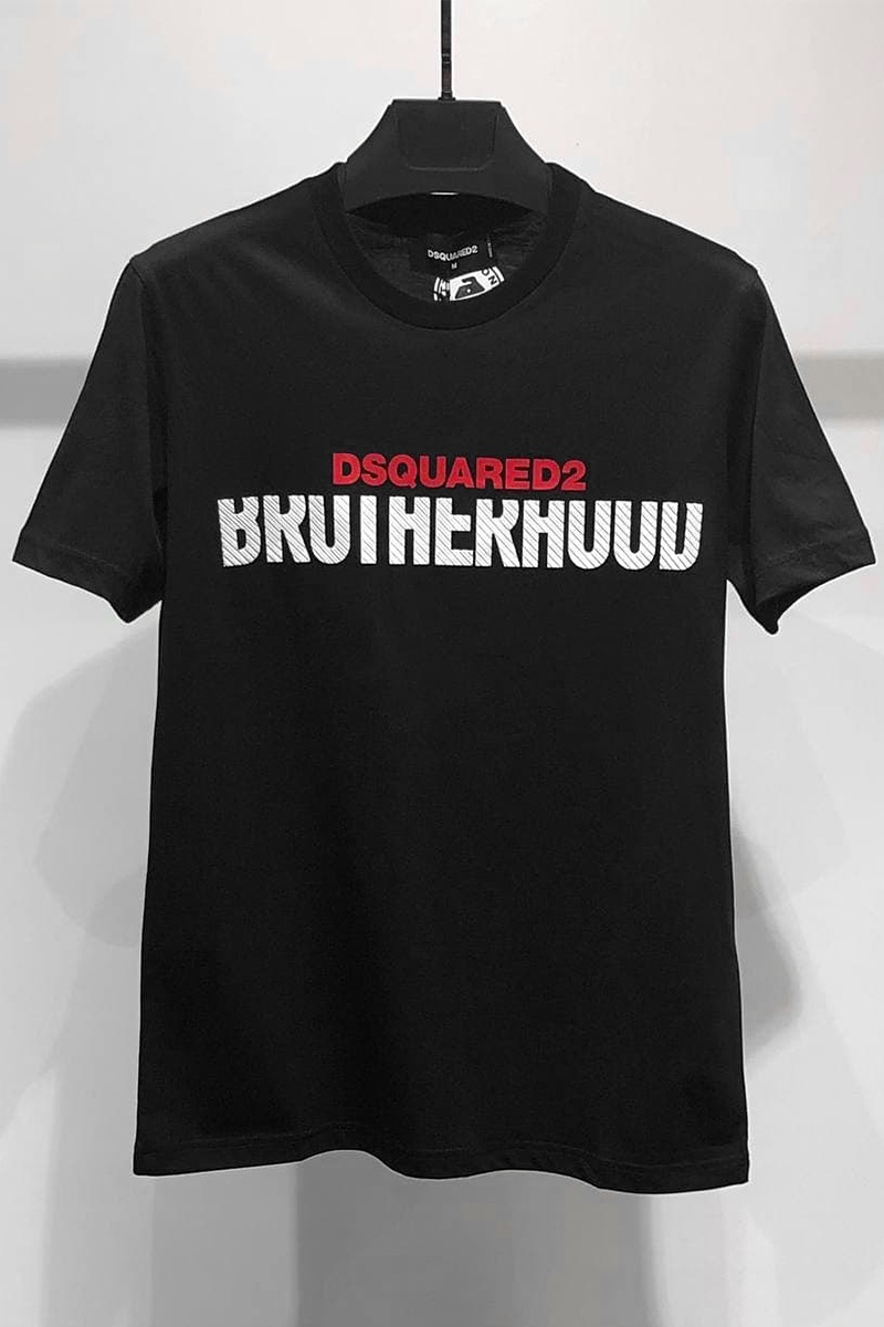 Dsquared2 Мужская футболка "Brotherhood" - Black
