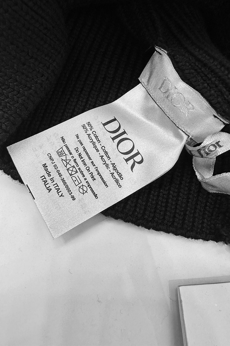 Dior Мужская шапка чёрного цвета