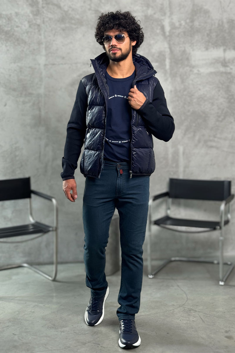 Moncler Куртка с вязаными рукавами 
