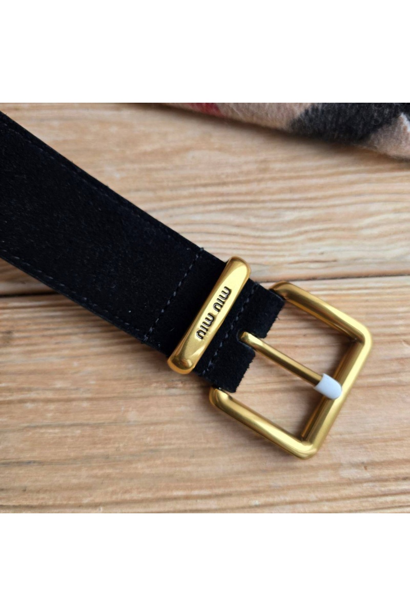 MIU MIU Замшевый ремень 