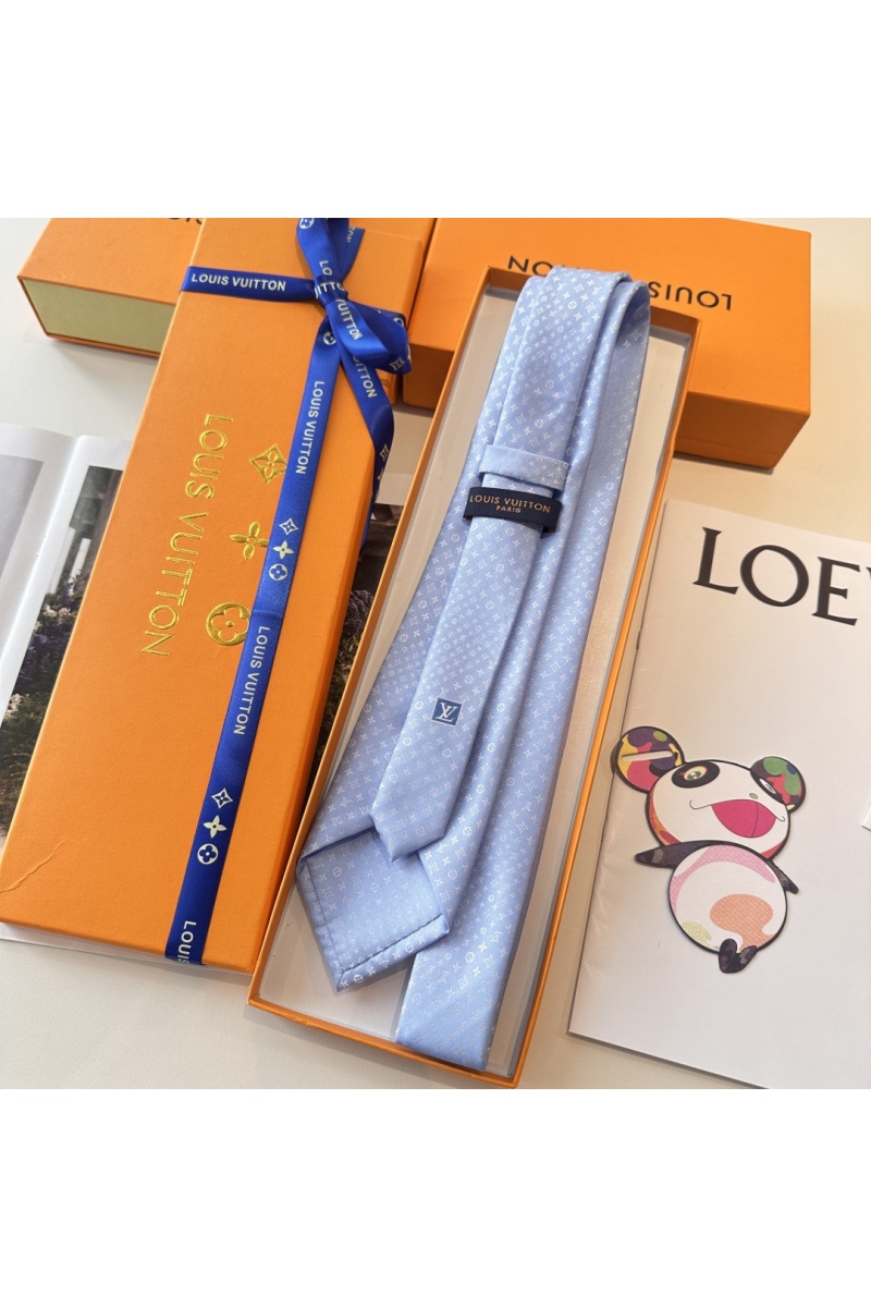 Lоuis Vuittоn Галстук Monogram premium - Blue
