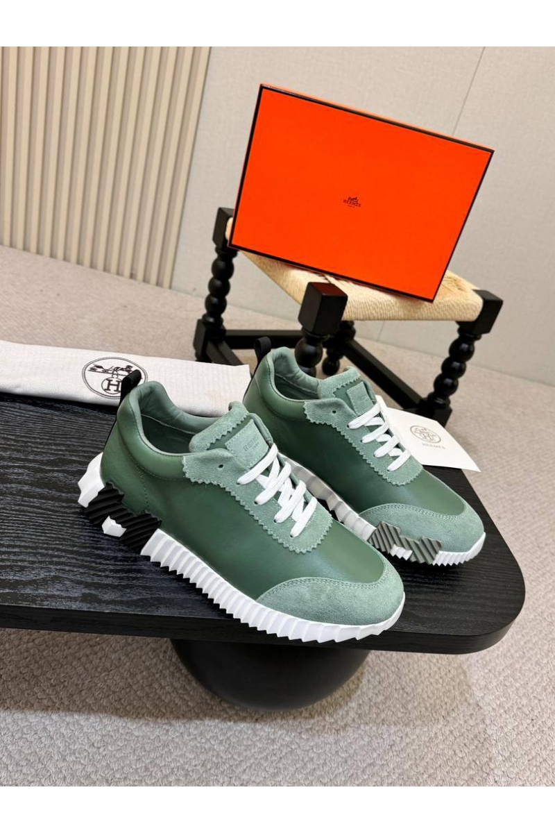 Hermes Мужские кроссовки Bouncing - Green
