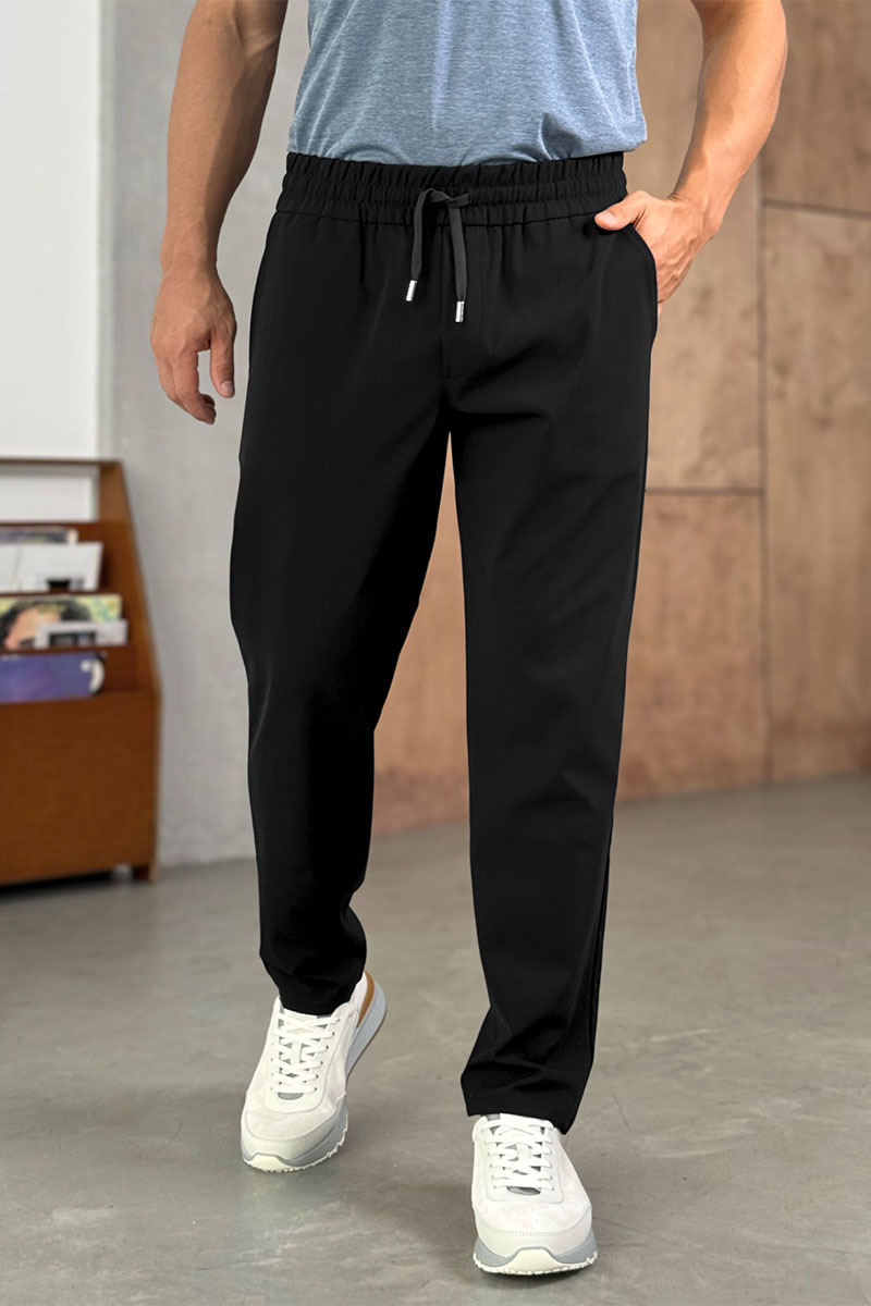 Zegna Мужские чёрные штаны 