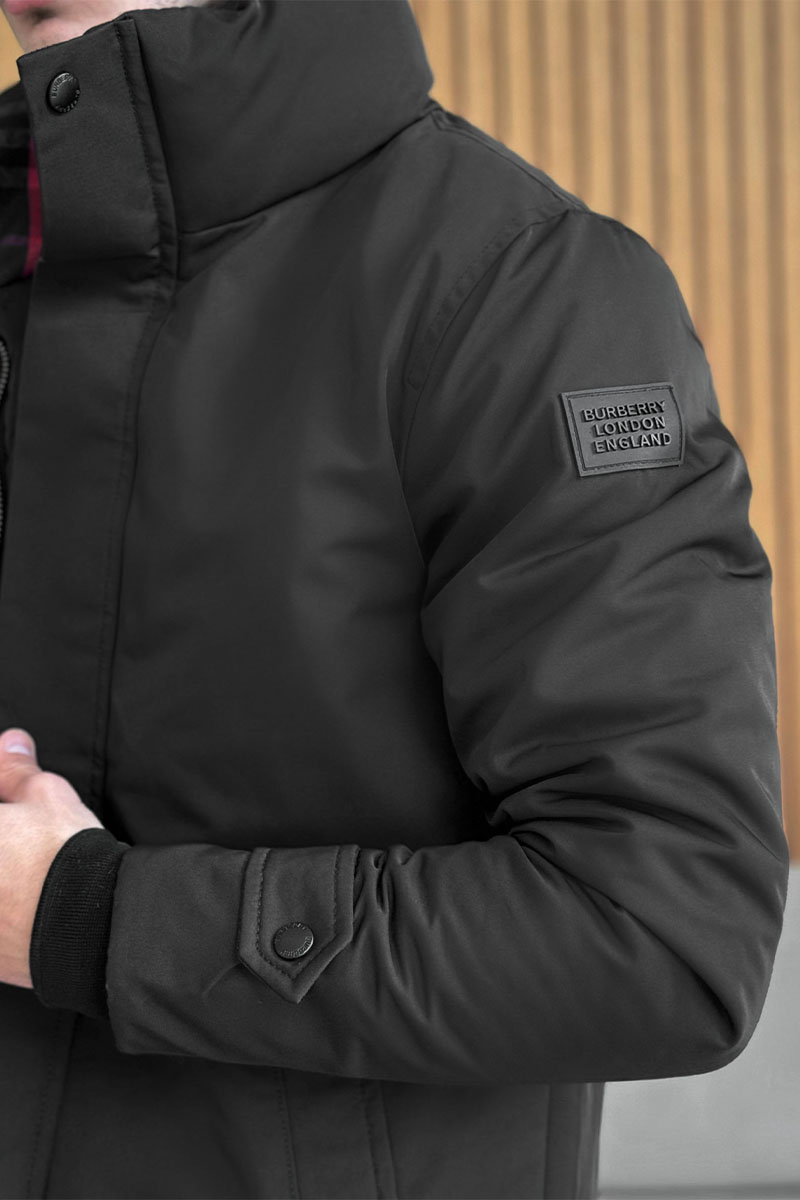 Burberry Мужское пальто чёрного цвета