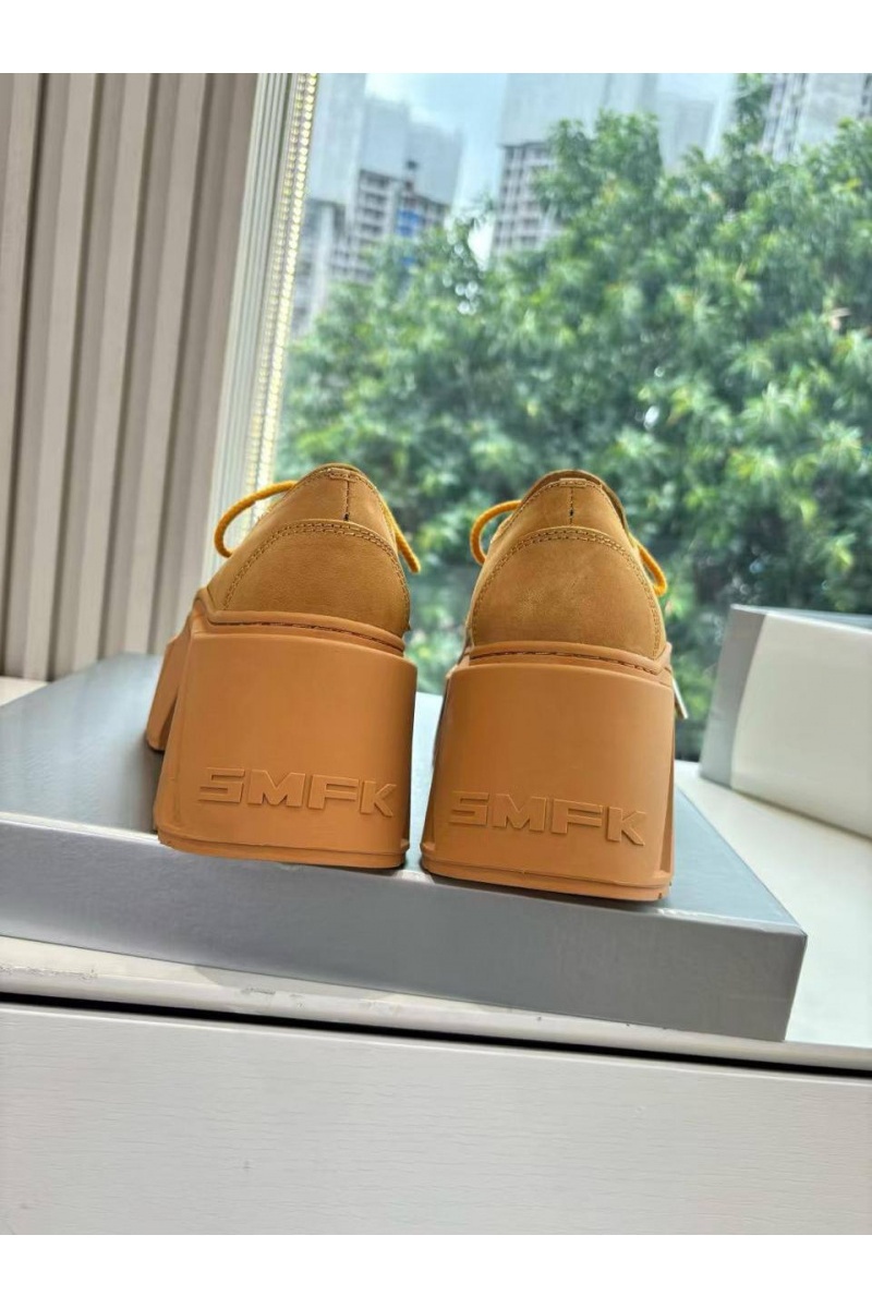 Designer Clothing Женские замшевые ботинки на платформе SMFK premium