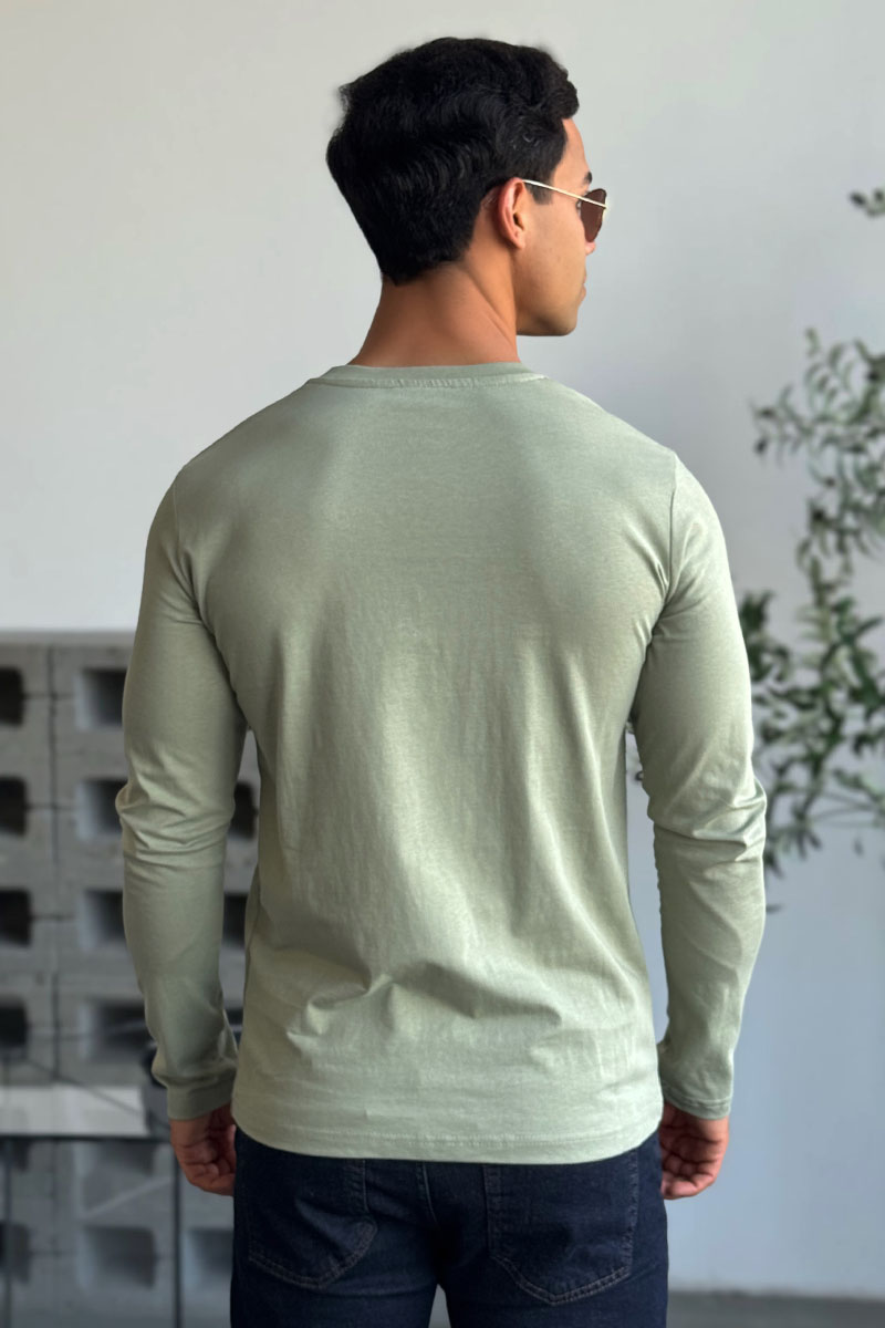 Polo Ralph Lauren Мужской лонгслив "Bear" - Light Green