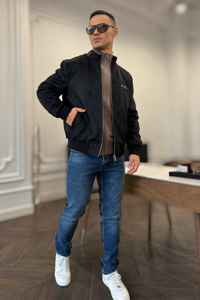 Loro Piana Мужская замшевая куртка 