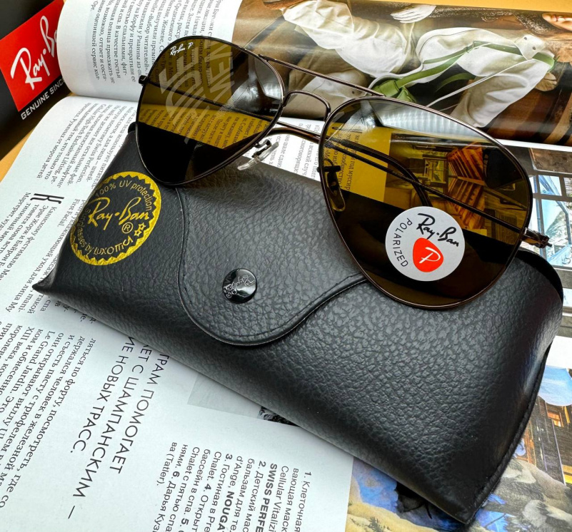Ray Ban Солнцезащитные очки Aviator Large Metal