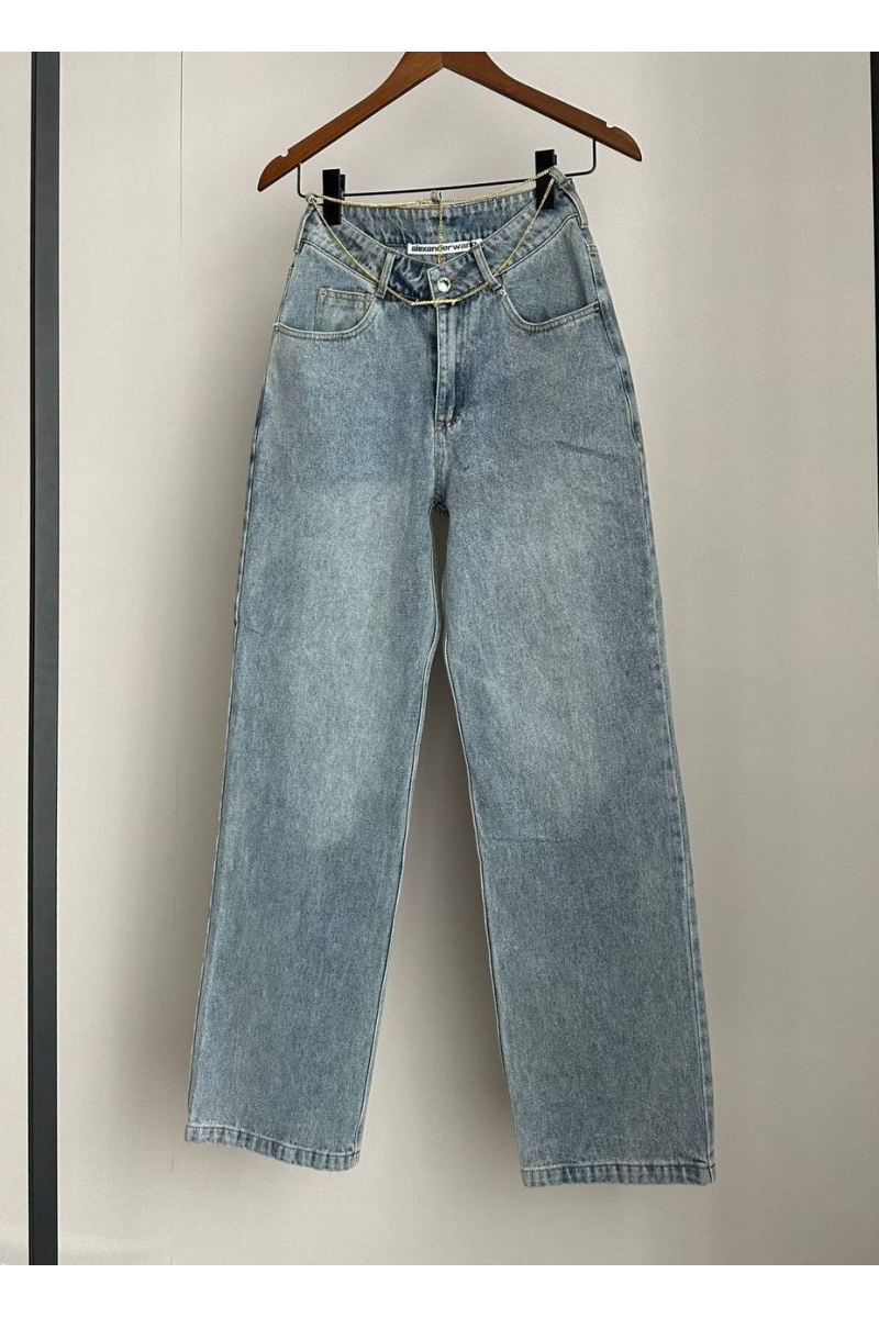Alexander Wang  Женские джинсы синего цвета