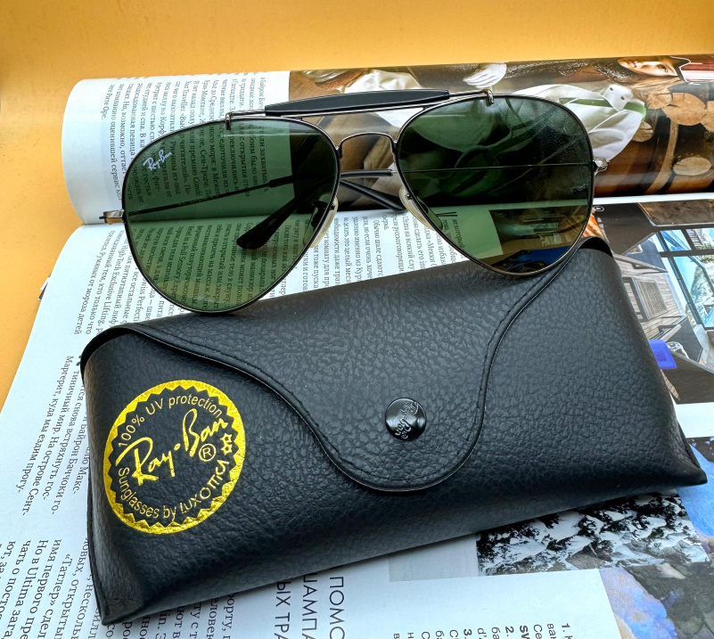 Ray Ban Солнцезащитные очки Outdorsman - Green / Silver