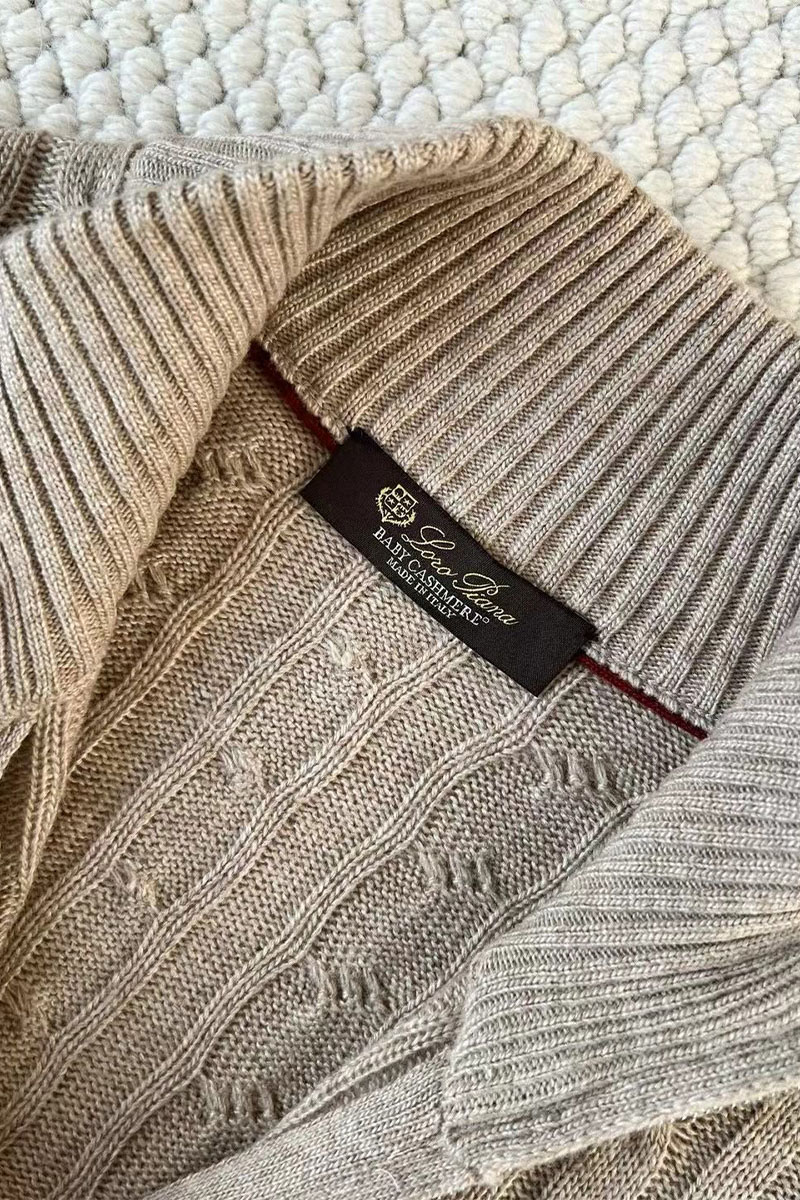 Loro Piana Кашемировый свитер Premium zip-up - Beige