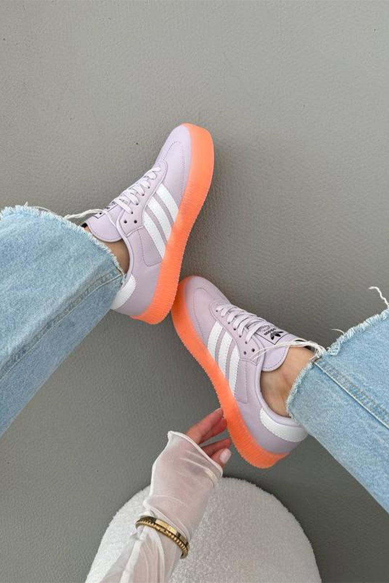 Adidas Кроссовки Samba - Purple / Orange