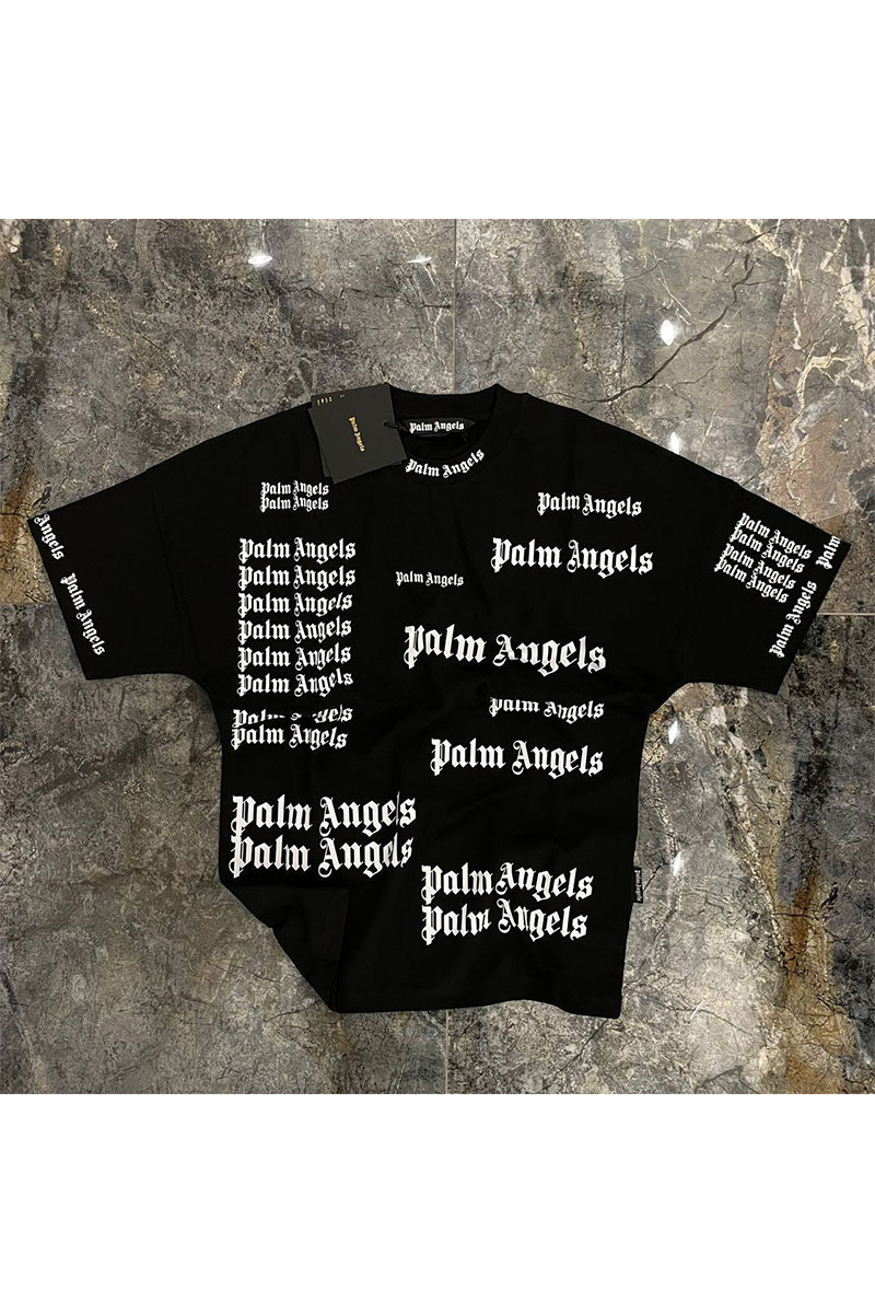 Palm Angels Оверсайз футболка Ultra Logo - Black