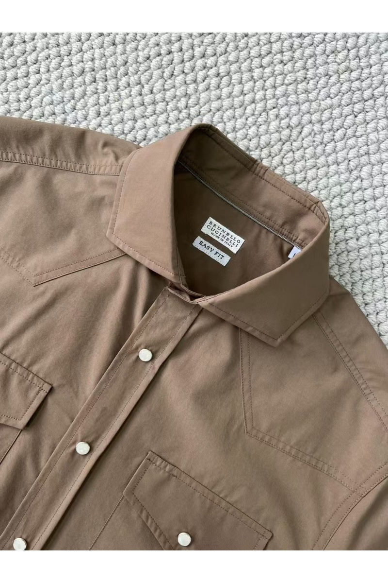 Designer Мужская бежевая рубашка Premium