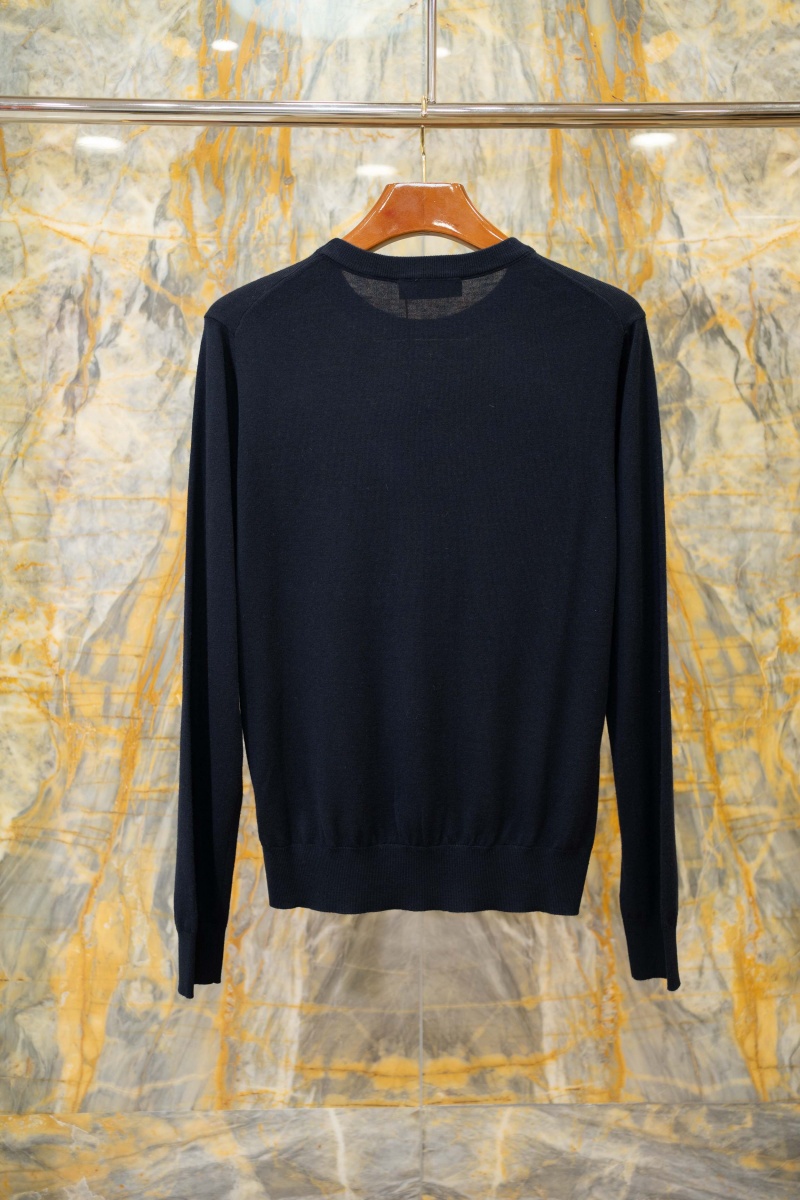 Dоlсе & Gаbbаnа Мужской тёмно-синий джемпер premium