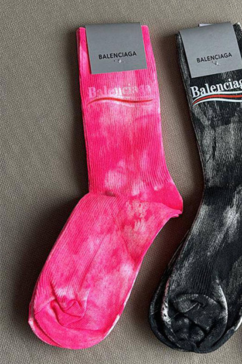 Balenciaga Женские носки розового цвета