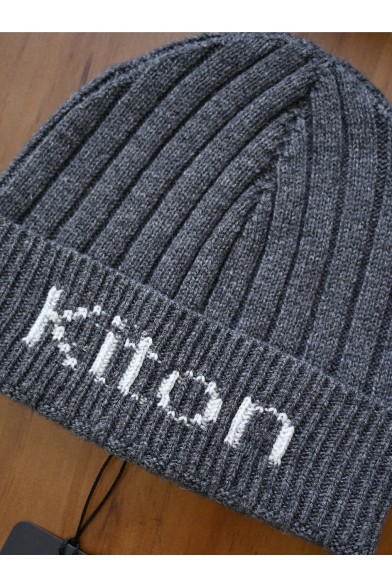 Kiton Кашемировая шапка premium - Grey