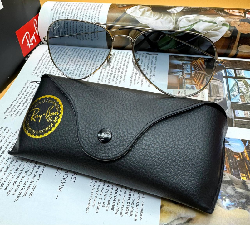 Ray Ban Солнцезащитные очки Aviator Large Metal
