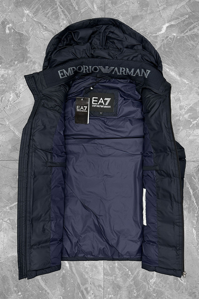 Emporio Armani EA7 Мужской тёмно-синий жилет