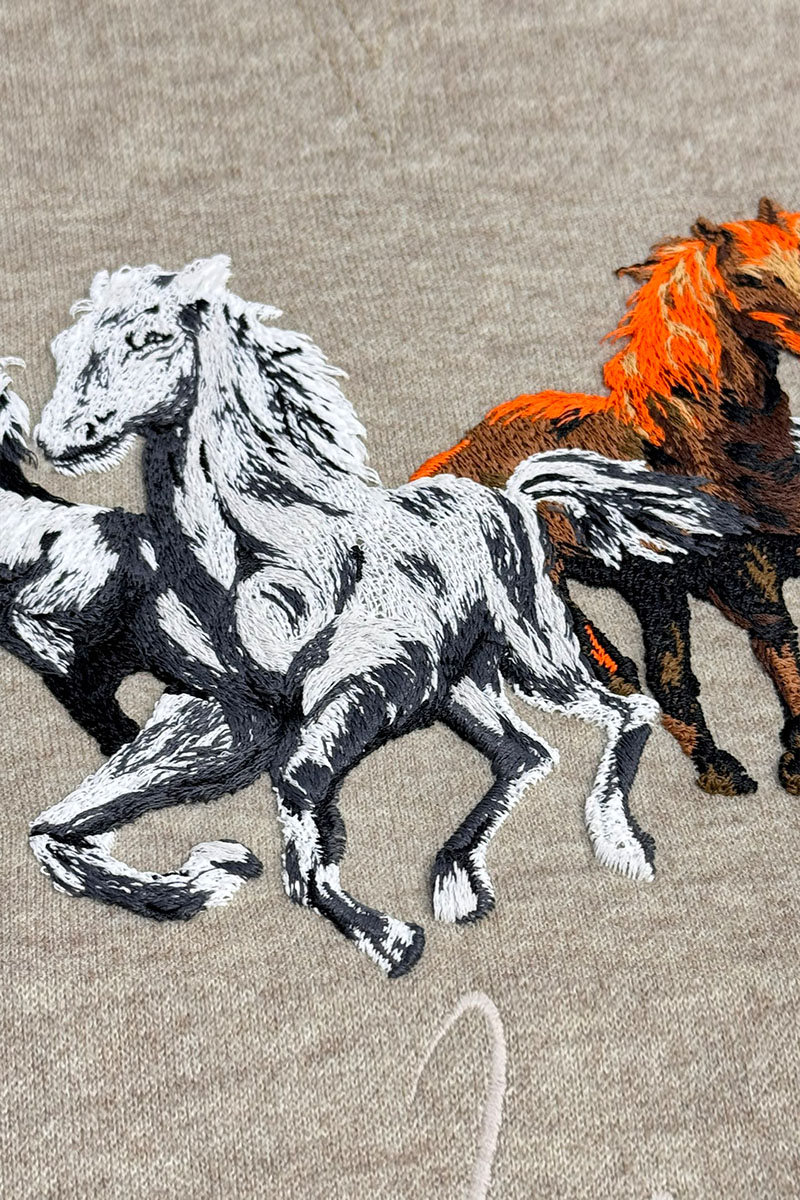 Hermes Мужской свитшот бежевого цвета