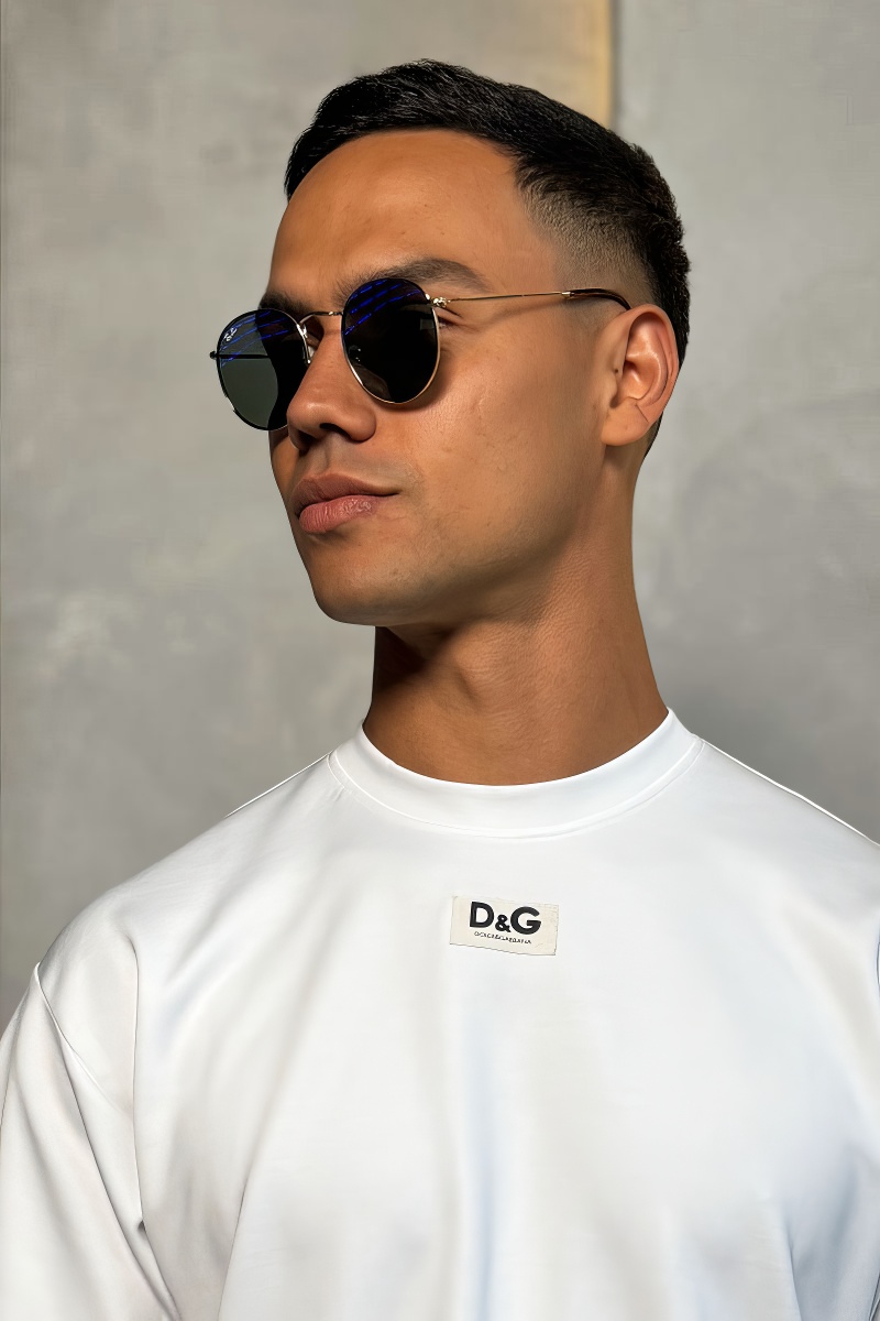 Ray Ban Солнцезащитные очки Round Metal - Green