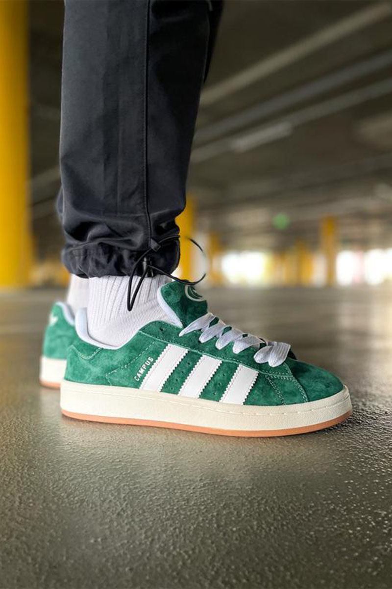 Dark green adidas top best sale