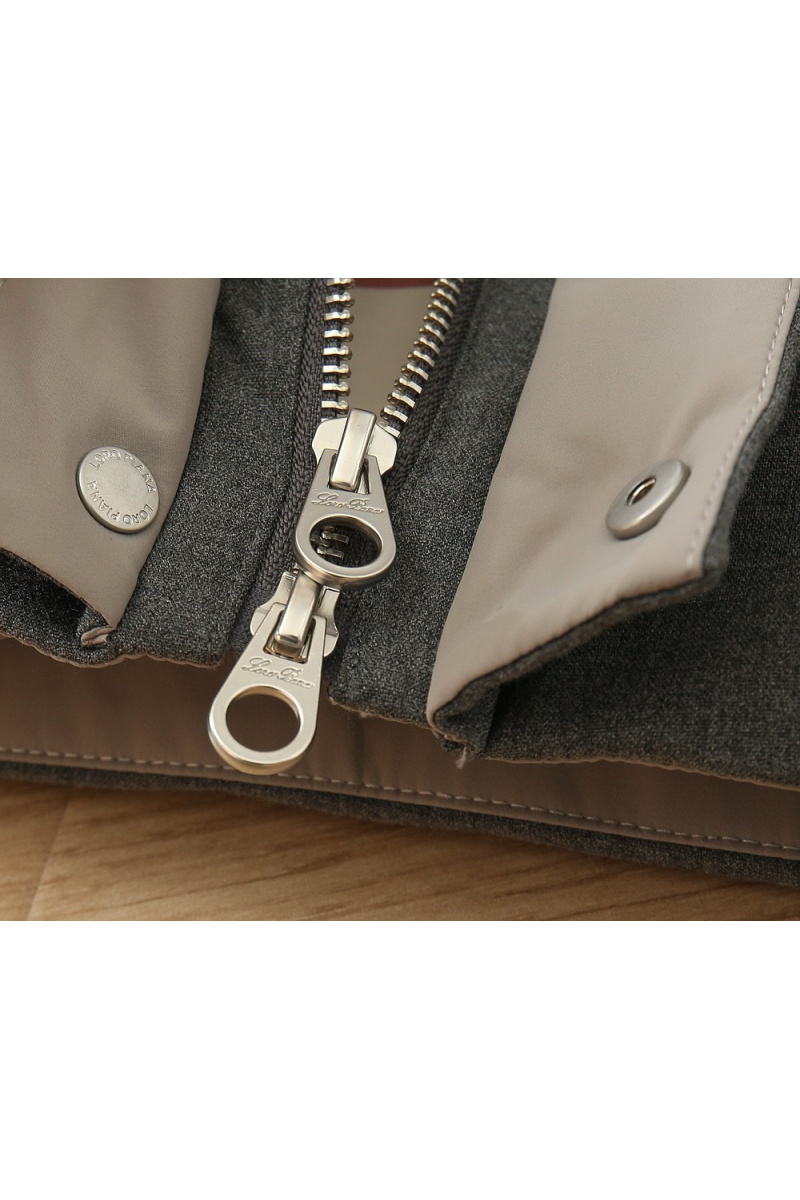 Loro Piana Мужской серый пуховик premium