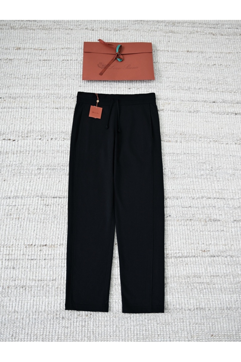Loro Piana Чёрные спортивные штаны premium