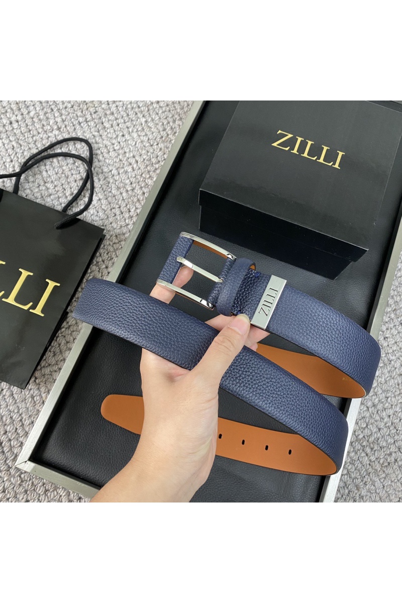 Zilli Двусторонний кожаный ремень Premium (ширина 3.8 см)