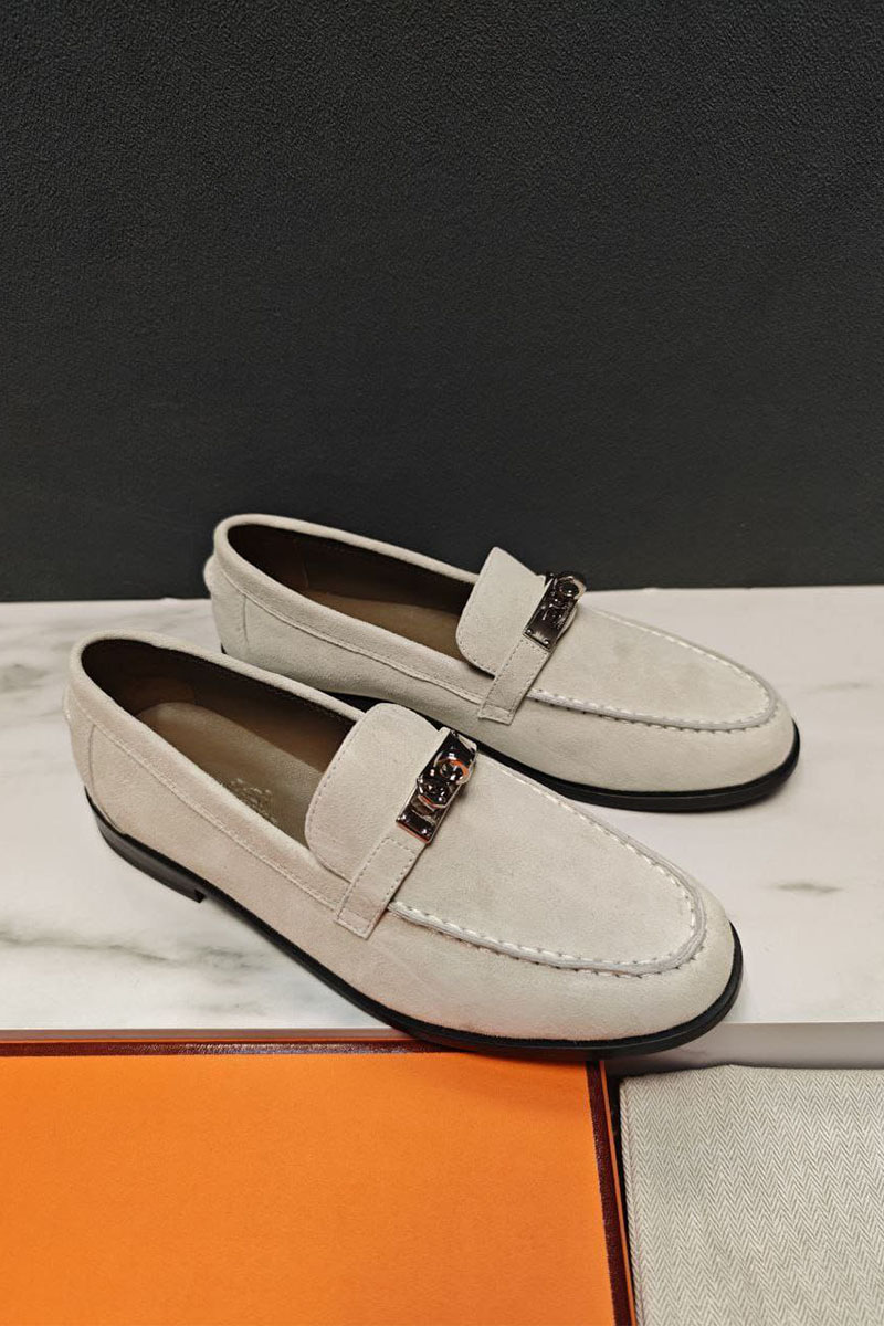 Hermes Женские замшевые лоферы 