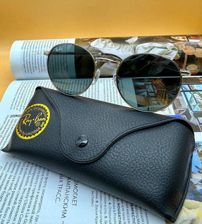 Ray Ban Солнцезащитные очки New Round - Black