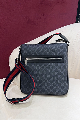 Кожаная сумка GG Messenger Premium 30x27x4.5 см