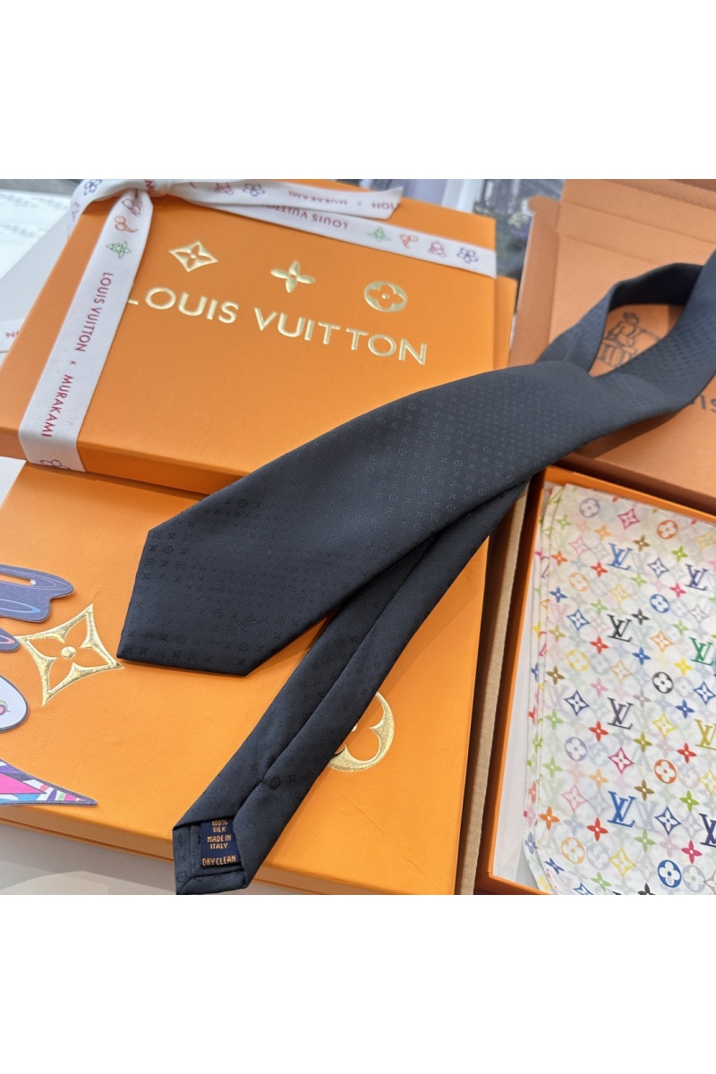 Lоuis Vuittоn Галстук Monogram premium - Black