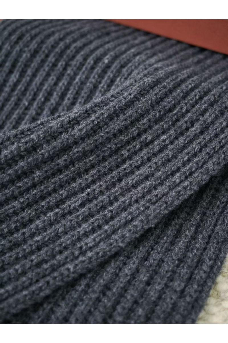 Loro Piana Кашемировый шарф premium - Dark Flower Grey
