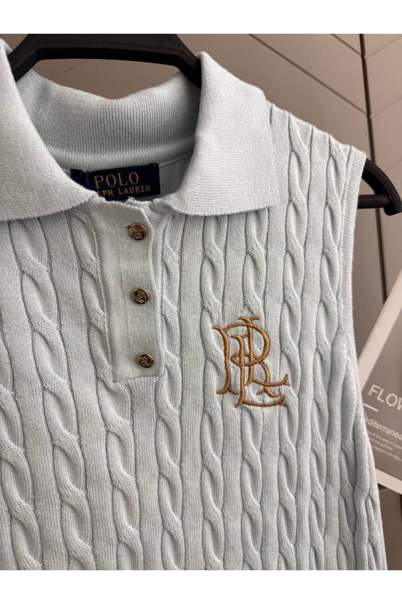 Polo Ralph Lauren Женское поло без рукавов premium