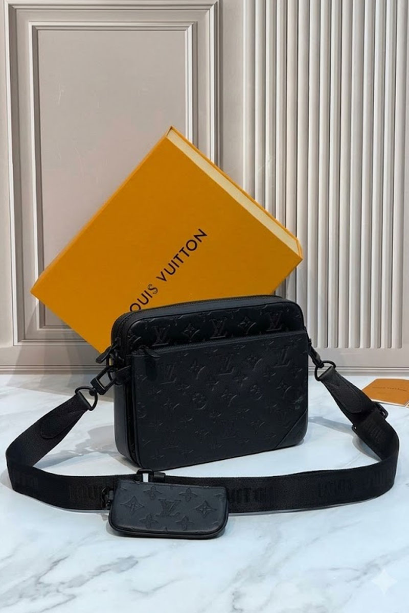 Lоuis Vuittоn Кожаная сумка Trio premium 25x18.5x7 см