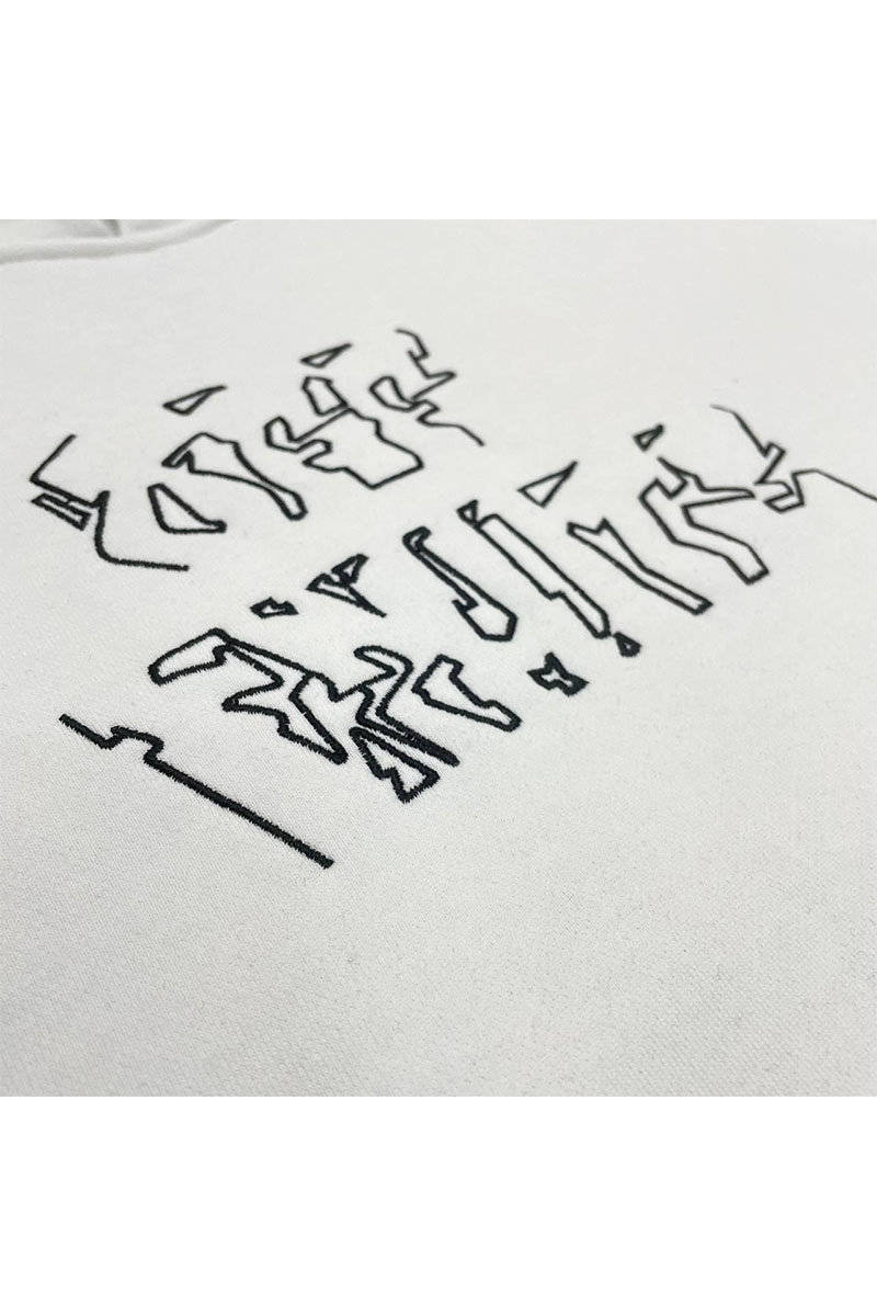 Off-White Мужское белое худи Arrows logo-print 