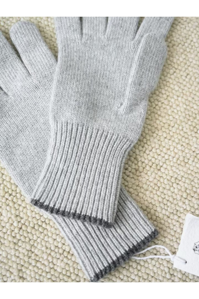 Designer Кашемировые перчатки premium - Light Grey