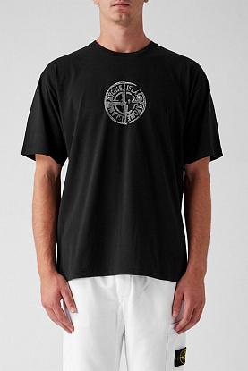 Мужская футболка compass-print - Black 
