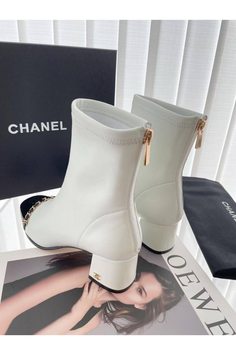 Chаnеl Женские кожаные сапоги premium