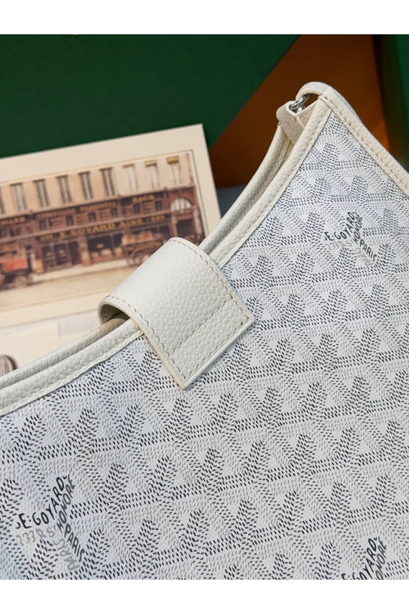 Designer Clothing Кожаная сумка Goyard Musette PM premium 28x22x10 см