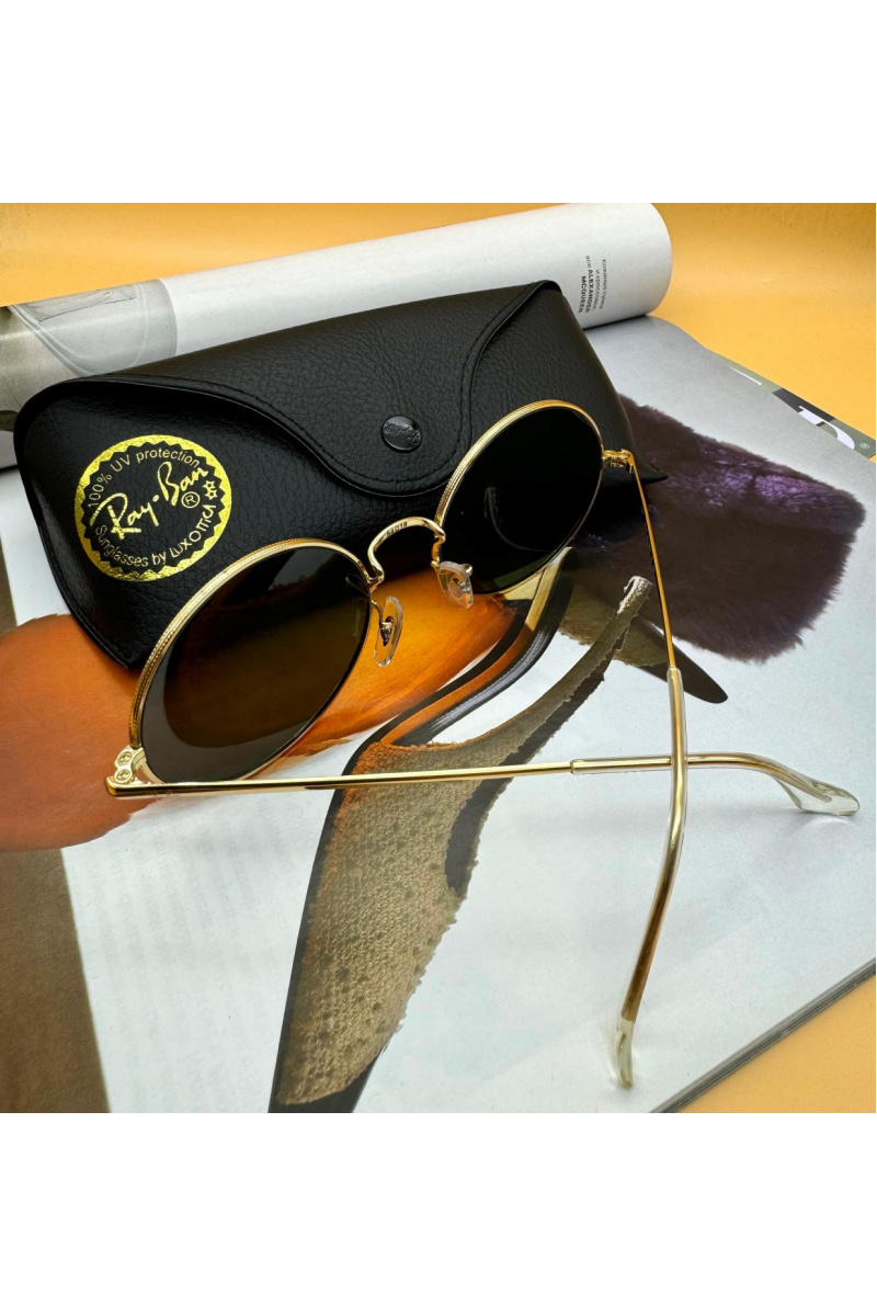 Ray Ban Солнцезащитные очки Oval Metal - Green