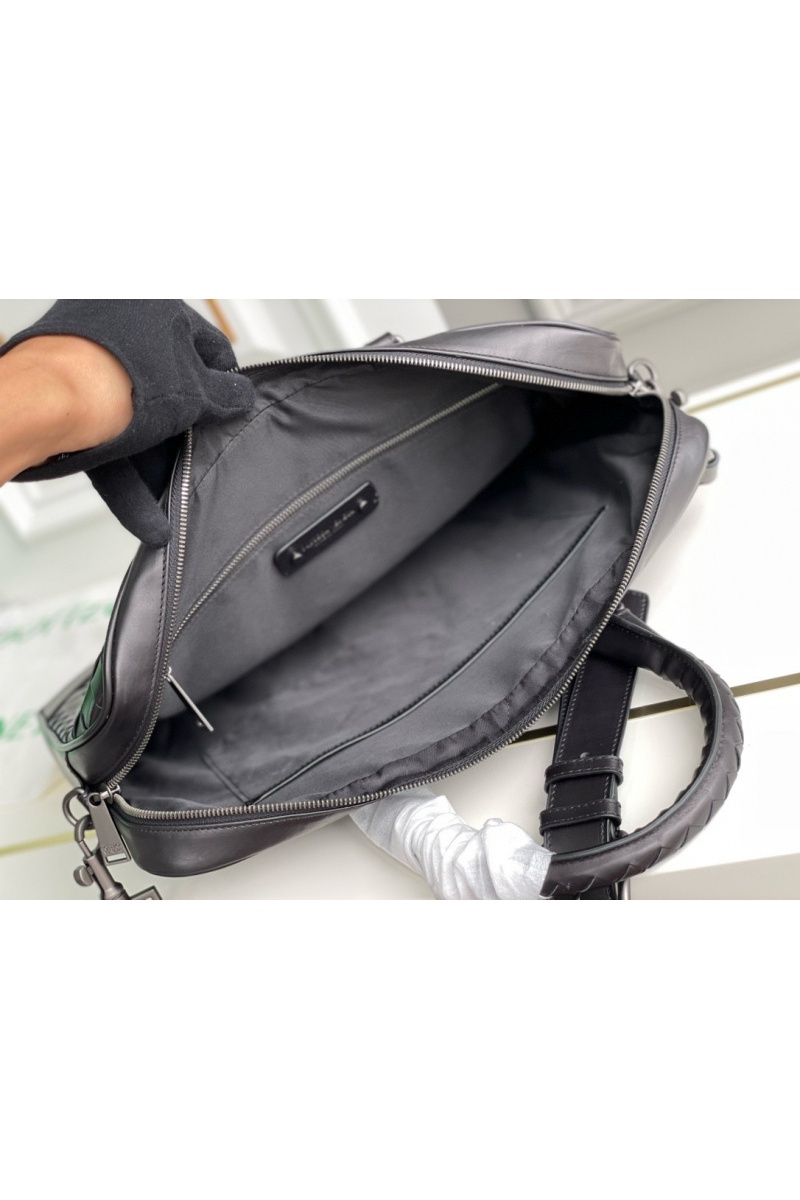 Bottega Veneta Кожаный портфель Premium 37x27x6 см