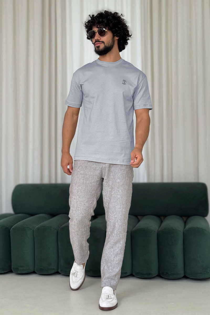 Designer Мужская серая футболка 