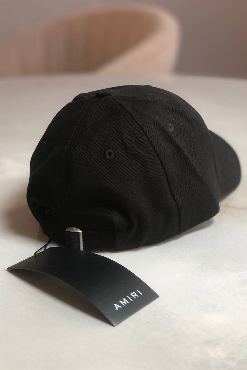Amiri Мужская чёрная бейсболка