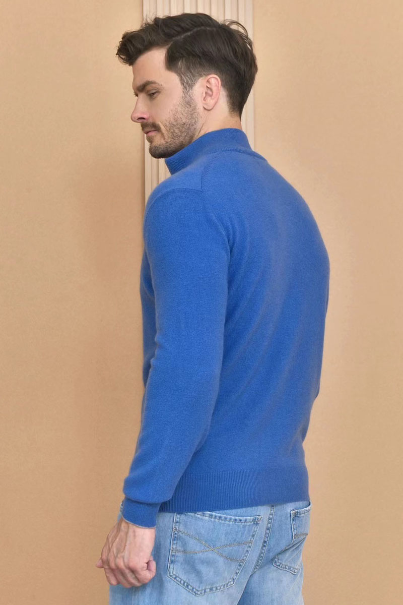 Designer Кашемировый свитер Premium - Lake Blue