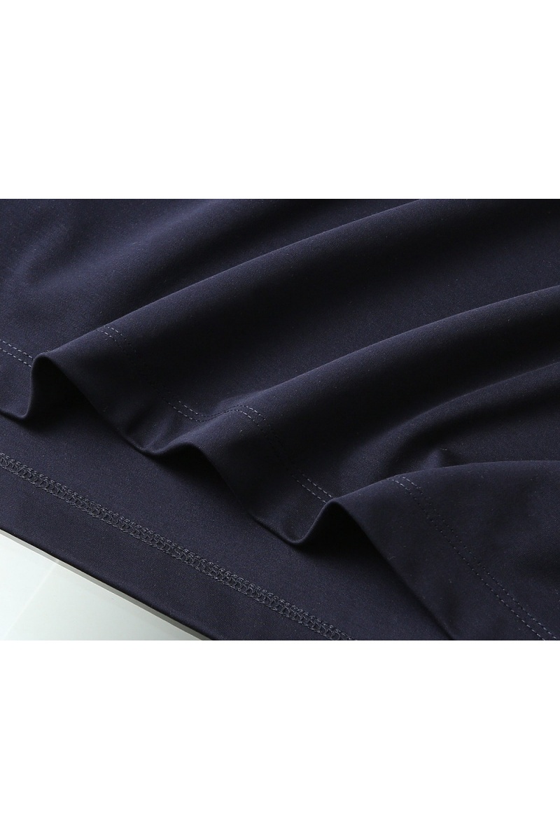 Kiton Мужская чёрная футболка premium 