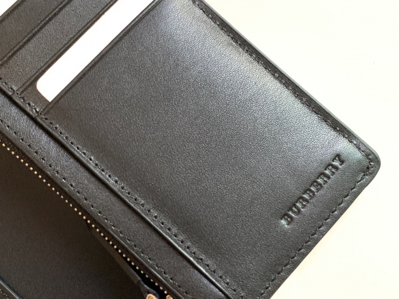 Burberry Кожаный бумажник Premium 19x10x2.5 см
