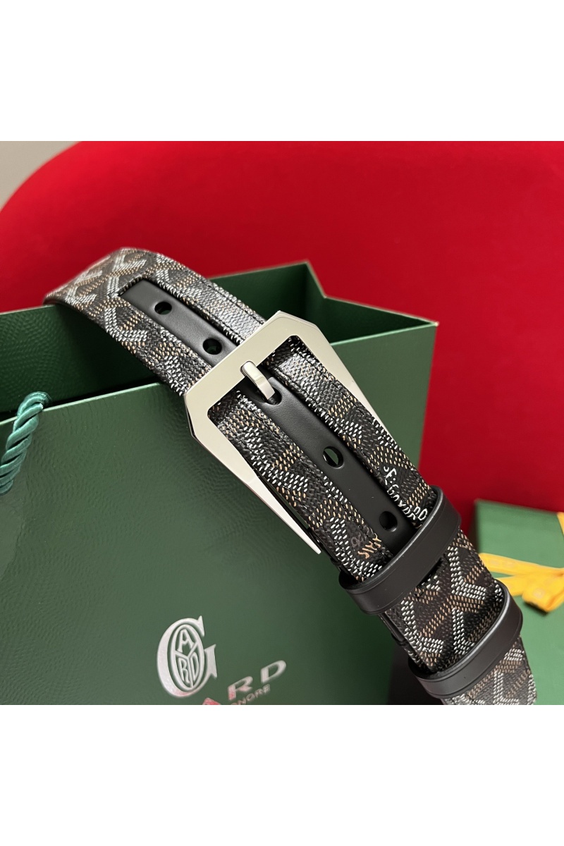 Designer Clothing Кожаный ремень Goyard Florida Goyardine premium 