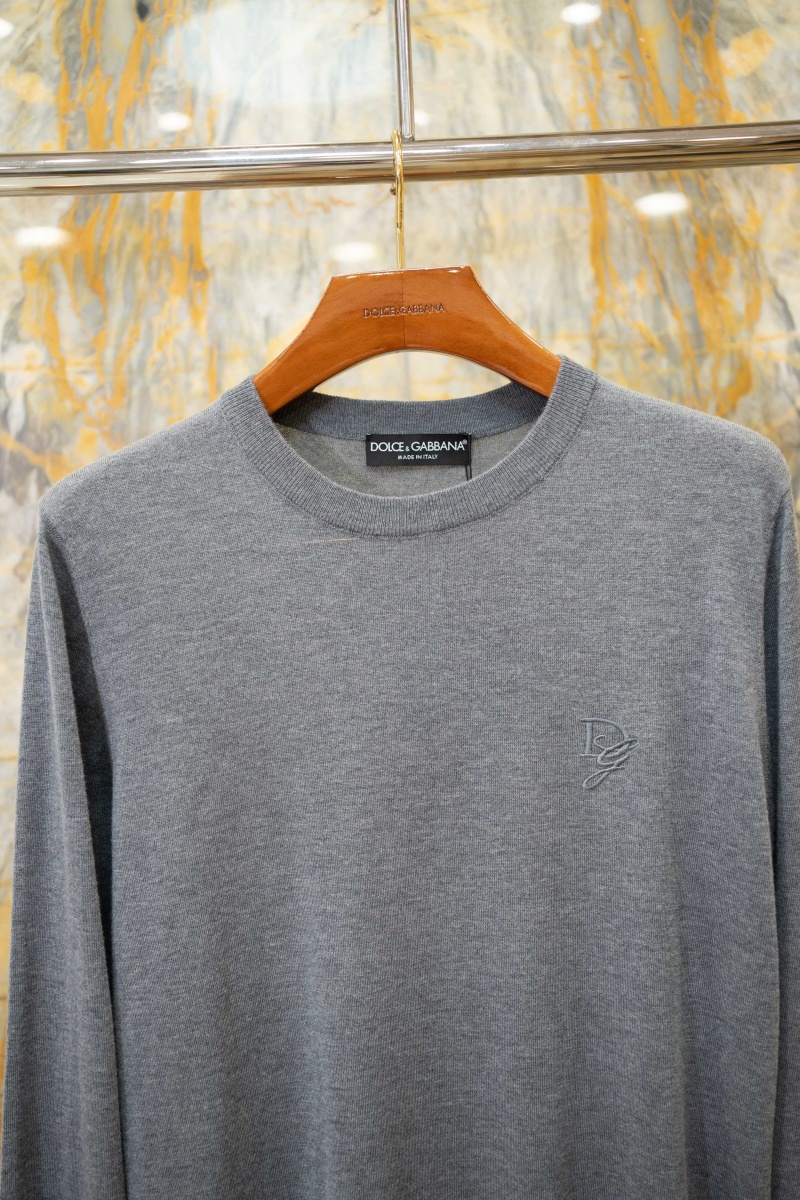 Dоlсе & Gаbbаnа Мужской серый джемпер premium